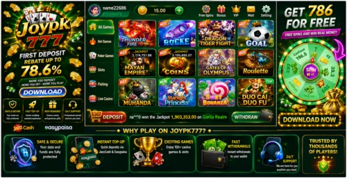 Joypk777 game install and withdrawal real money
